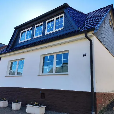 Blaue Blume Mit 11 Kw Ladestation, Kamin, Terrasse, Eingezaeuntem Garten, Sauna, Wlan, Netflix, 2 Hunde Willkommen! Σπίτι διακοπών Güntersberge