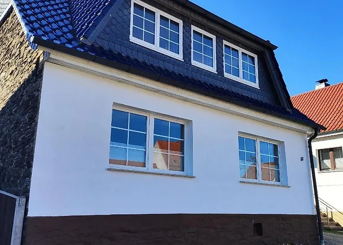 Σπίτι διακοπών Blaue Blume Mit 11 Kw Ladestation, Kamin, Terrasse, Eingezaeuntem Garten, Sauna, Wlan, Netflix, 2 Hunde Willkommen!